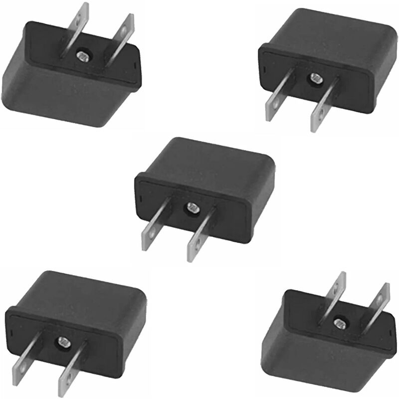 [neuwertig]5-facher Adapter Von Französisch Auf Us-amerikanisch, Europäischer Stecker Auf Amerikanischen Stecker Zum Anschluss Französischer (frankreich/europa) Geräte An Die Usa Für Reisen Nach Japan