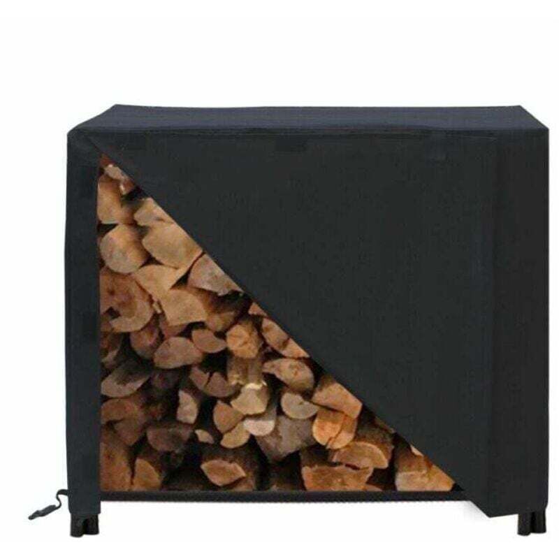 [neuwertig]48 X 24 X 42 Zoll Großes Holzregal, Staubschutzhülle Für Feuerstellen Im Freien Mit Großem Fassungsvermögen, Wasserdicht 420d.