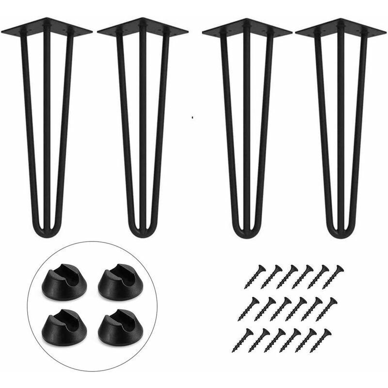 [neuwertig]haarnadel-tischbeine, 35 Cm, 4er-set. Diy-metallmöbelbeine Für Kleiderschränke, Kommoden Und Nachttische.