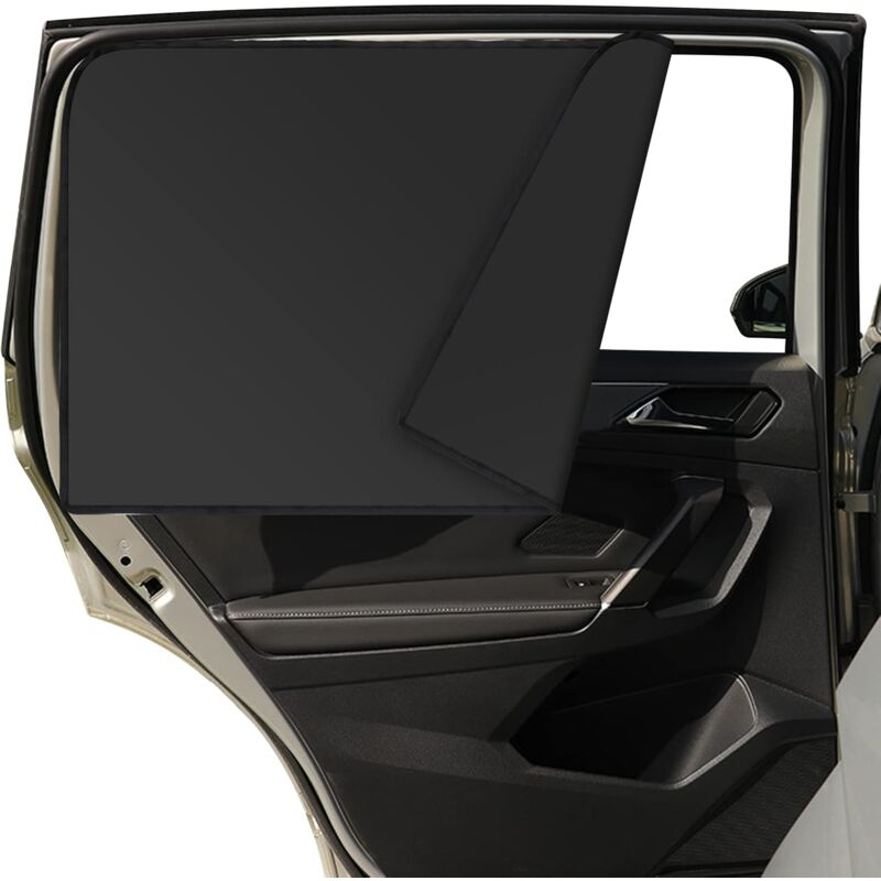 [neuwertig]2 Stück Sonnenschutzblenden Für Kinderautos, Magnetische Autovorhänge, Sonnenschutz-fenstervorhänge, Sonnenschutzblenden Für Die Hinteren Seitenfenster Zum Blockieren Von Uv-strahlen (schwa