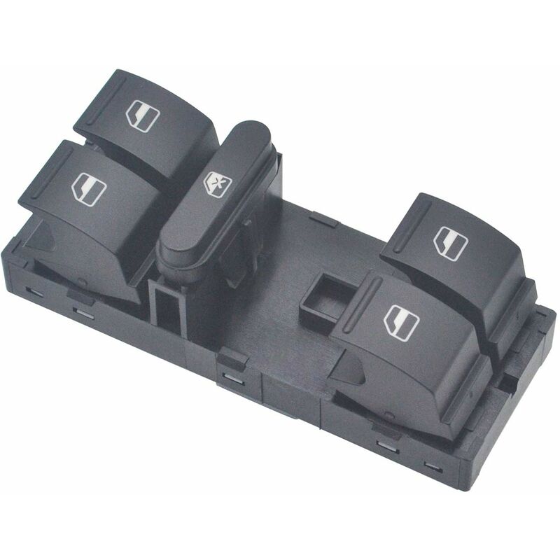 [neuwertig]elektrischer Fensterheberschalter Für Vw Jetta, Golf, Polo, Passat, Caddy, Tiguan, Touran, 10-polig, Schwarzes Abs, Einfache Montage - 1k4959857b