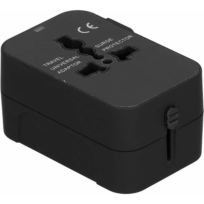 [neuwertig]usb-reiseadapter, Intelligenter Tragbarer Stromwandlerstecker Für Zuhause Und Reisen (schwarz)