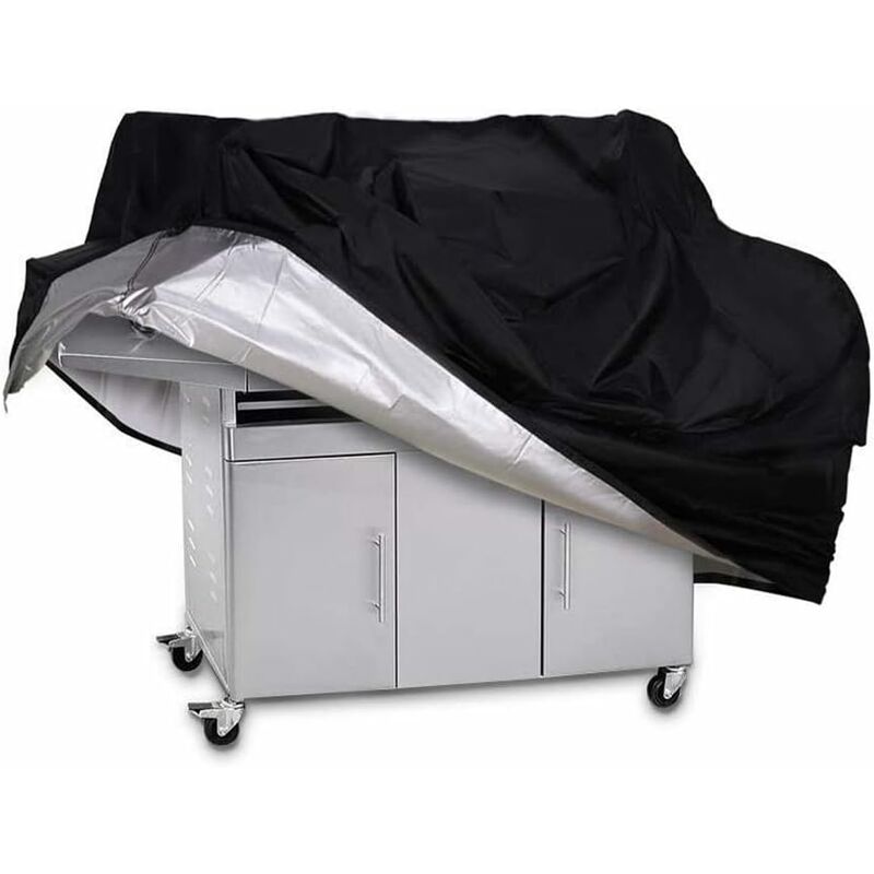 [neuwertig]grillabdeckung, Wasserdicht Und Uv-beständig, 210d Oxford-schutzabdeckung, Grillabdeckung – 170 X 61 X 117 Cm, Schwarz