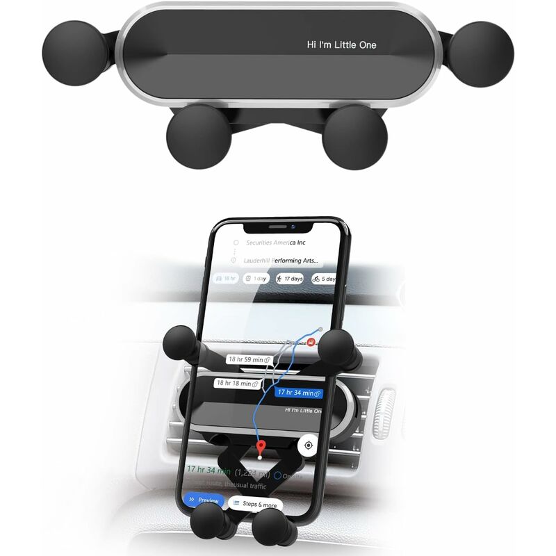 [neuwertig]universelle Kfz-handyhalterung Mit 360°-drehung, Lüftungsschlitzhalterung Für Samsung S20/s10, Huawei, Oneplus, Andere Smartphones Und Gps-geräte