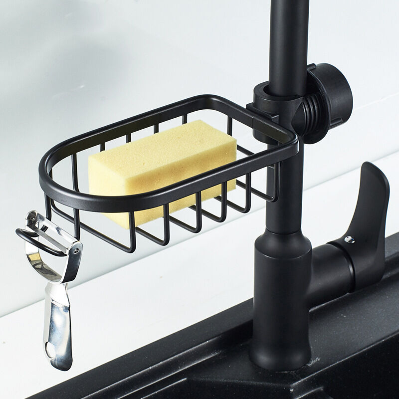 [neuwertig]2-teilige Duschstangen-seifenschale, Duschseifenhalter, Bohrfreies Duschregal Mit Haken, Duschkorb, Seifenhalter, Duschschwamm-organizer Für 16-27 Cm Lange Duschstangen