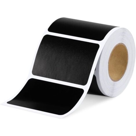 [neuwertig]120 Hochwertige, Mattschwarze Küchenetiketten Für Gläser Und Töpfe. Blanko-etiketten Im Tafel-design Für Gewürzboxen Und Marmeladengläser, 3,5 Cm X 5,5 Cm.