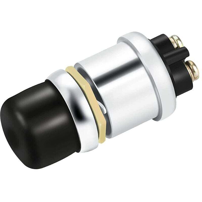 [neuwertig]motorstartknopf, Wasserdichter Momentanstartschalter, 12v/24v Zündschalter Für Auto, Lkw, Boot, Wohnmobil, Atv