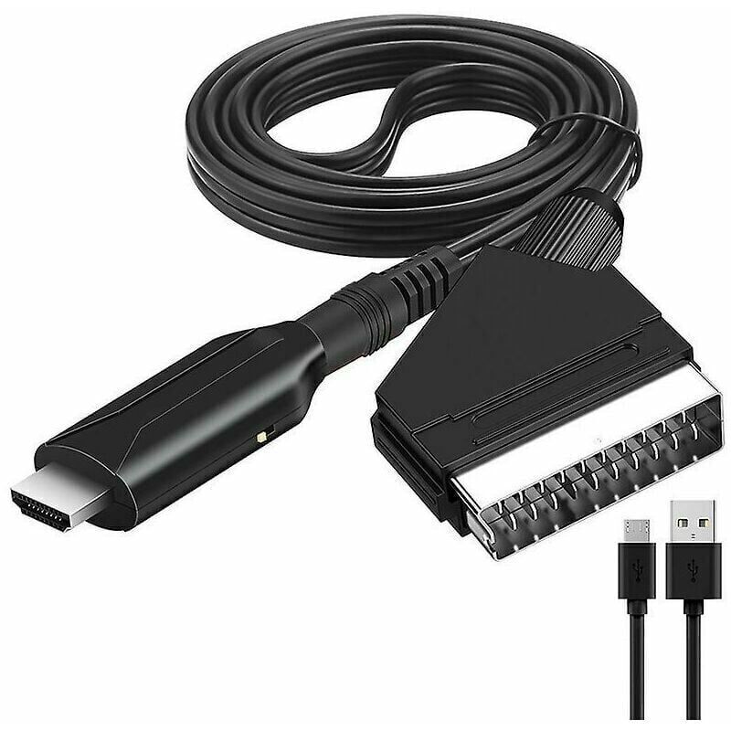 [neuwertig]scart-zu-hdmi-konverter, Audio-/video-adapter Für Hdtv/dvd/set-top-box/ps3/pal/ntsc