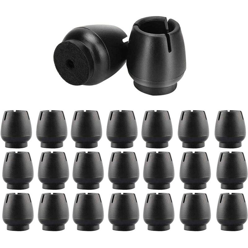 [neuwertig]stuhlbeinschoner, 32 Stück, Rutschfeste Tisch- Und Stuhlbeine, Kratzfeste Fußgleiter, Schutzkappen Aus Gummi (12–16 Mm) Npterbl