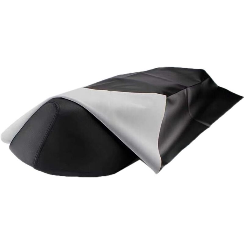 [neuwertig]1 Motorradsitzbezug, Schwarzer Ledersitzbezug, Universeller Ledersitzschutz, Wasserdichter Und Abriebfester Bezug Für Die Meisten Motorräder, 100 Cm X 70 Cm