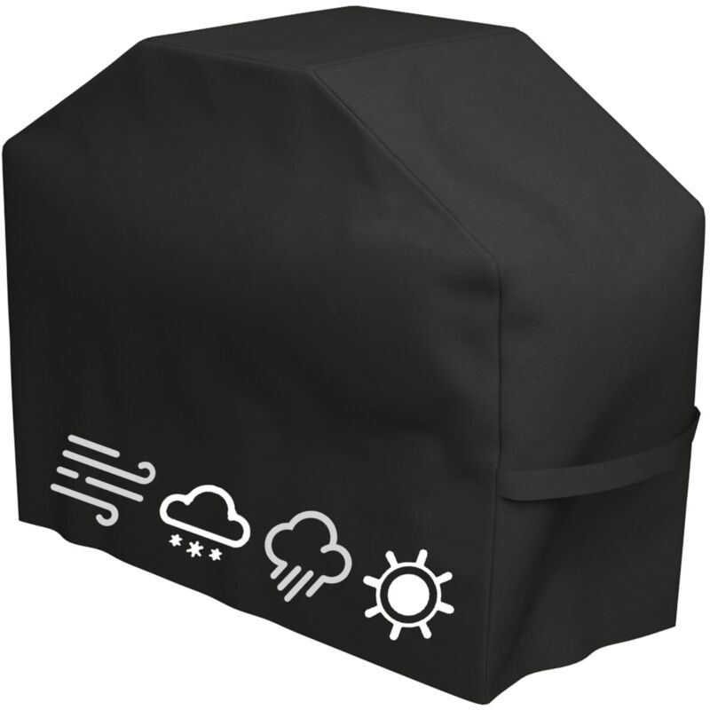 [neuwertig]plancha-abdeckung, Grillabdeckung Für Den Außenbereich, Grillplane, 210d Oxford Grillschutz, Wind-/sonnen-/wasserabweisend, Passend Für Die Meisten Grills (145 X 61 X 117 Cm)