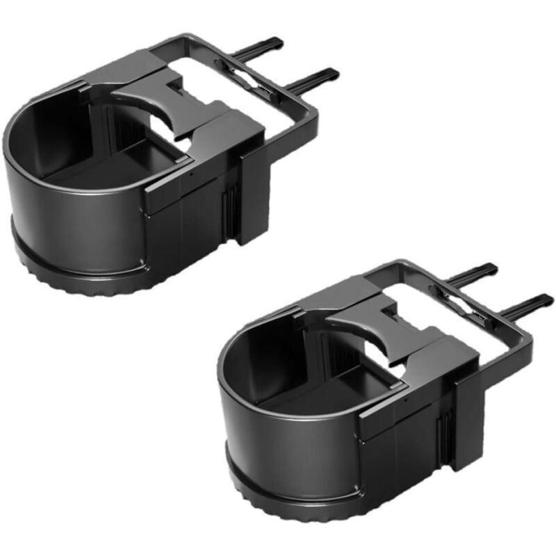 [neuwertig]auto-getränkehalter, 2 Stück Verstellbare Auto-getränkehalter Mit Clips, Für Flaschen, Dosen, Kaffeebecher (schwarz+schwarz)