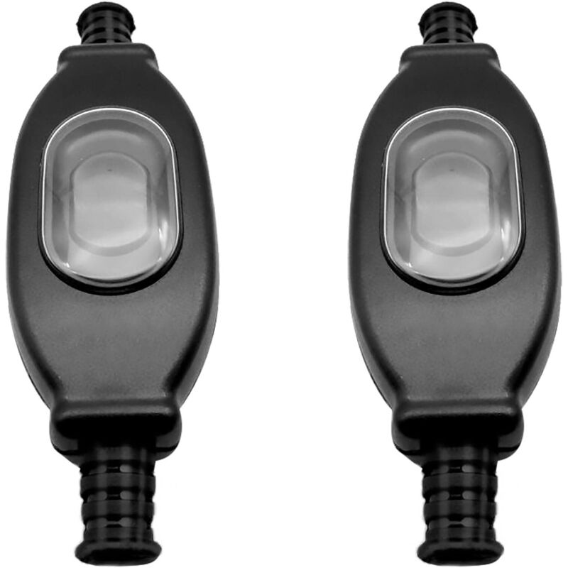 [neuwertig]netzkabelschalter, 2 X 250v Wasserdichte Netzkabelschalter, Ip65 Staub- Und Wasserbeständiger Netzkabelschalter, Geeignet Für Beleuchtungskörpertransformatoren
