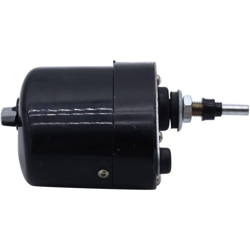[neuwertig]1 Universal-scheibenwischermotor, 12 V, Schwarz, Kompatibel Mit Angelbooten, Wohnwagen, Willys Jeep Traktoren (01287358 773100001 0390506510), Kein Originalteil