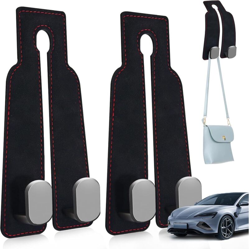 [neuwertig]2er-set Auto-kopfstützenhaken – Doppelhaken Für Die Rückseite Des Sitzes – Organisationszubehör – Für Handtaschen Und Taschen