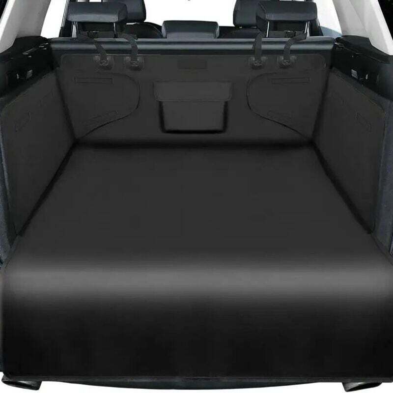 [neuwertig]universeller, Wasserdichter Und Strapazierfähiger Kofferraumschutz Für Hunde Mit Seitenschutz, Leicht Zu Reinigen, Passend Für Pkw, Suvs Und Lkw, 185 X 105 X 37 Cm – Schwarz