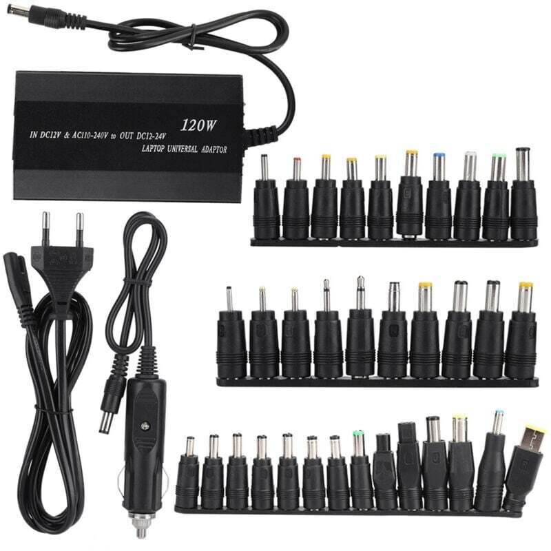 [neuwertig]universelles 90-w-laptop-netzteil Für Den Heim-/autogebrauch Mit 34 Dc-anschlüssen (110–240 V) (eu-stecker)