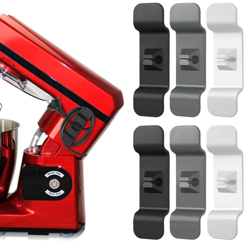 [neuwertig]6-teiliges Kabelorganisator-set, Kabelaufwickler, Kabelmanagement-aufwickler, Kabelorganisator Für Küchengeräte, Küchenmixer, Kaffeemaschinen Und Heißluftfritteusen