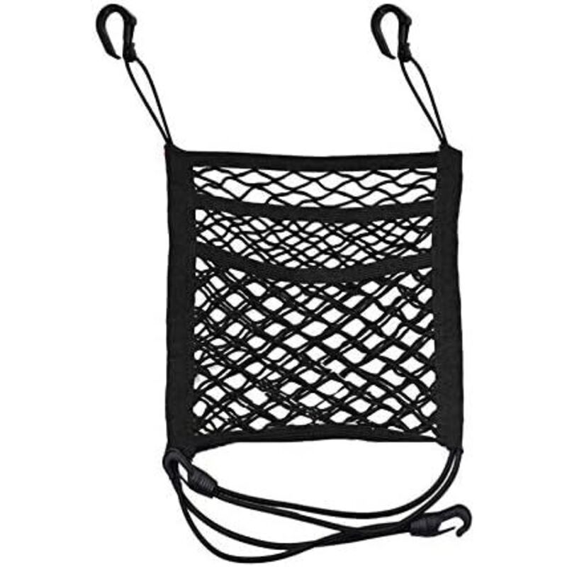 [neuwertig]msbd Auto-aufbewahrungsnetz, Auto-schutznetz, 2-lagiger Auto-netzorganizer, Netztasche Für Die Sitzlehne, Aufbewahrungsbarriere