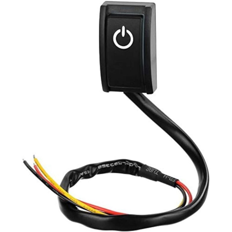 [neuwertig]12v 200ma Dc-klebeschalter, Diy-auto-ein/aus-knopfschalter, Doppelseitig Selbstklebend