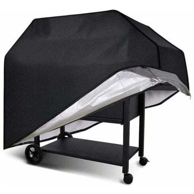 [neuwertig]grillabdeckung, Rechteckig, Campinggrill, L-170 × 61 × 117 Cm, Strapazierfähige 210d Oxford-grillschutzplane, Wasserdicht, Staubdicht, Uv-beständig, Alterungsbeständig