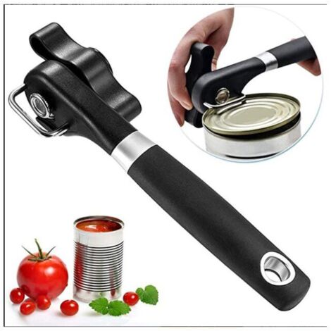 [neuwertig]sicher Schneidender Dosenöffner Mit Glatter Kante – Tragbarer, Manueller Dosenöffner, Ergonomischer Dosenöffner Aus Lebensmittelechtem Edelstahl Mit Glatter Kante Für Küche Und Gastronomie