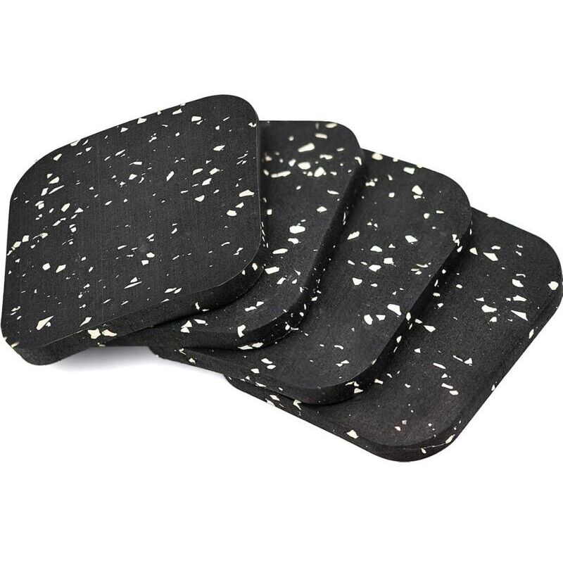 [neuwertig]4 Stück Rutschfeste Gummipads 100x100x10mm Gummipads Antirutsch-möbelgleiter Für Möbel, Bett, Waschmaschine Und Trockner