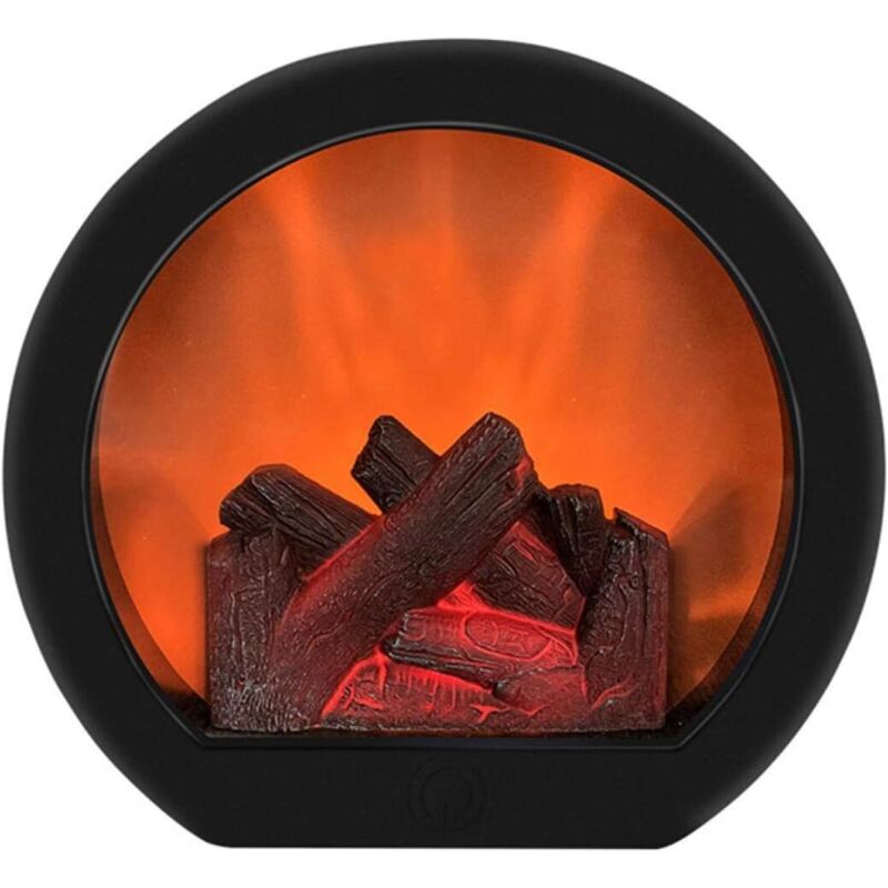 [neuwertig]realistische Led-kaminlaterne Mit Touch-schalter, Usb-aufladbar, Tischleuchte Mit Flammeneffekt, Künstliche Led-kaminlampe Für Die Innen- Und Außendekoration