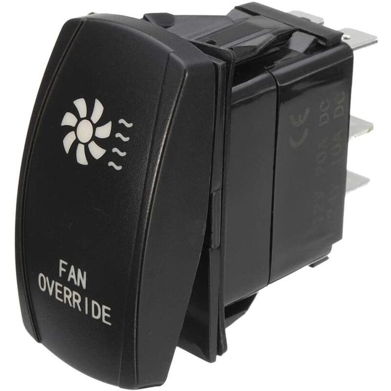 [neuwertig]wippschalterpanel Für Lüfter, 12v/24v-ersatz-wippschalter Für Lüfter, Wippschalter Mit Zwei Leds, Ersatzschalter Für Autolüfter