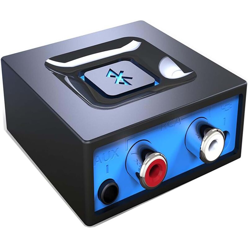 [neuwertig]kabelloser Audioempfänger, Bluetooth-adapter Für Pc/mac/smartphone/tablet/av-receiver, 3,5-mm- Und Cinch-ausgänge Für Lautsprecher, Einfaches Koppeln, Ein-/ausschalter