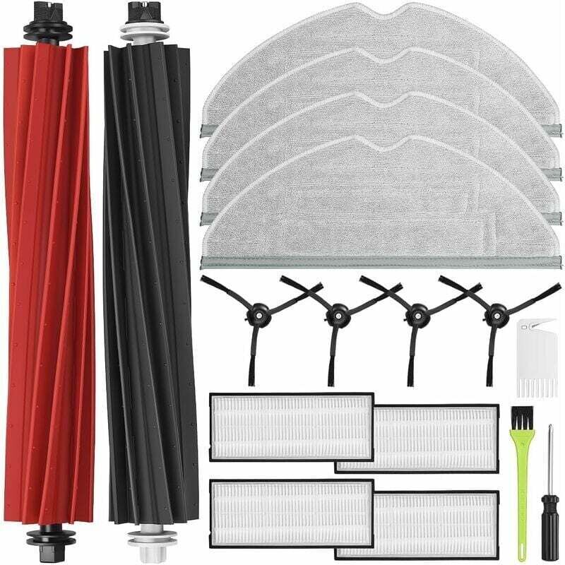 [neuwertig]kompatibles Set Und Zubehör Für Roborock S8 Pro Ultra, Ersatzteile Für Roborock S8/s8 Plus, 2 Hauptbürsten, 4 Filter, 4 Wischpads Und 4 Seitenbürsten, Ersatzteile