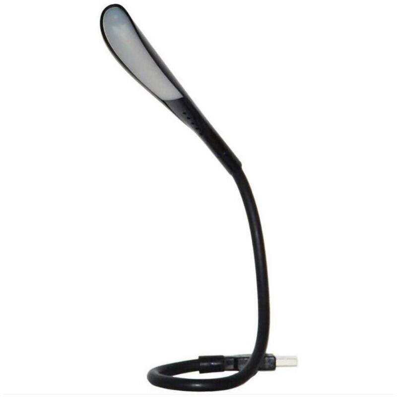 [neuwertig]usb-led-licht, Leselicht Für Computertastatur, Verstellbares Usb-laptop-licht, Flexibles Schwanenhals-design, 3-stufige Helligkeit, Touch-steuerung (schwarz)
