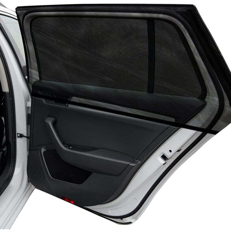 [neuwertig]sonnenschutzblenden Für Autofenster, 2er-set, Sonnenschutzblenden Für Kinder/camping, Atmungsaktive, Elastische Netz-sonnenschutzblenden Für Die Heckscheibe Mit Uv-schutz, Geeignet Für Auto