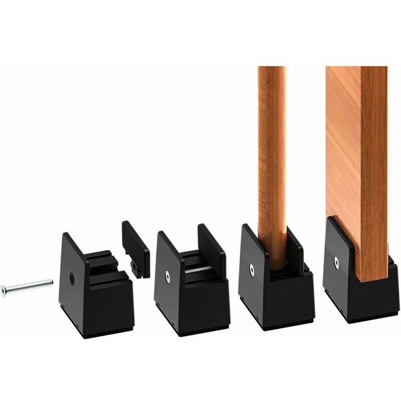 [neuwertig]verstellbare 5 Cm Bettbeinerhöhung, Stabile 5 Cm Möbelfüße, Höhenversteller Für Bett, Sofa, Schreibtisch, Kleiderschrank