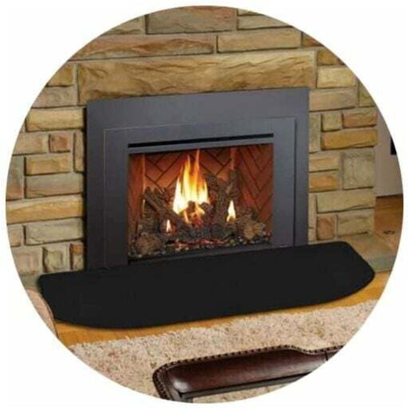 [neuwertig]50 X 80 Cm Feuerfeste Kaminmatte Aus Fiberglas Zum Schutz Von Kaminöfen Im Innenbereich