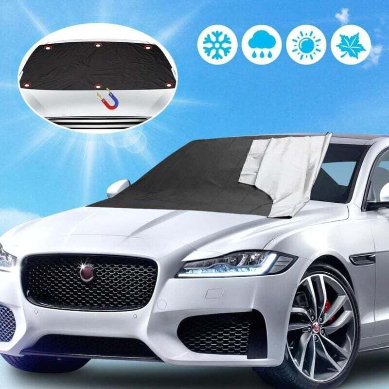 [neuwertig]universeller Magnetischer, Faltbarer Auto-windschutzscheibenschutz Mit Antifrost-befestigungshaken
