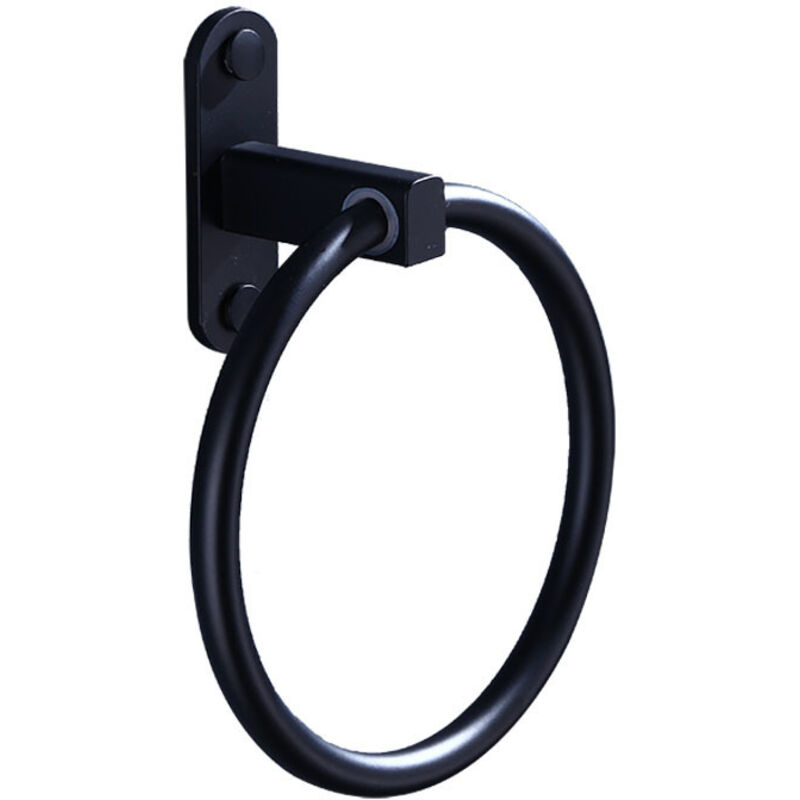 [neuwertig]wandhandtuchhalter, Wandhandtuchring, Für Bad Und Küche – Schwarz