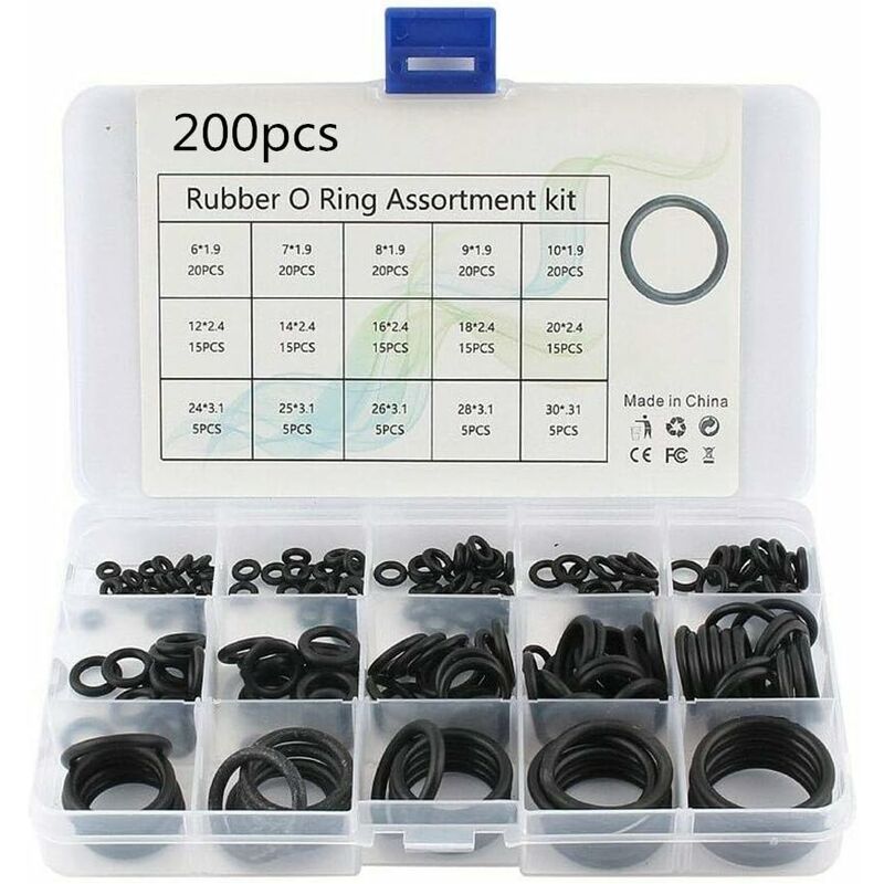 [neuwertig]packung Mit 200 O-ringen – Gummidichtungen Für Heimwerker
