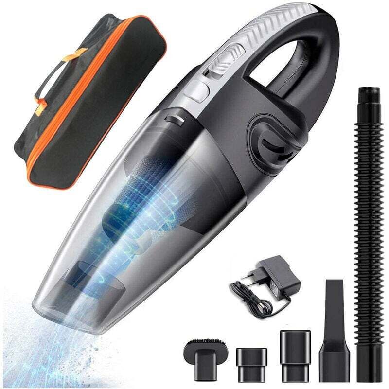[neuwertig]akku-handstaubsauger, 120 W, 2000 Ma, Feuchtigkeits- Und Geräuschreduzierung, Schnellladefunktion, Waschbarer Filter, Für Zuhause, Auto, Tisch, Nass- Und Trockenreinigung
