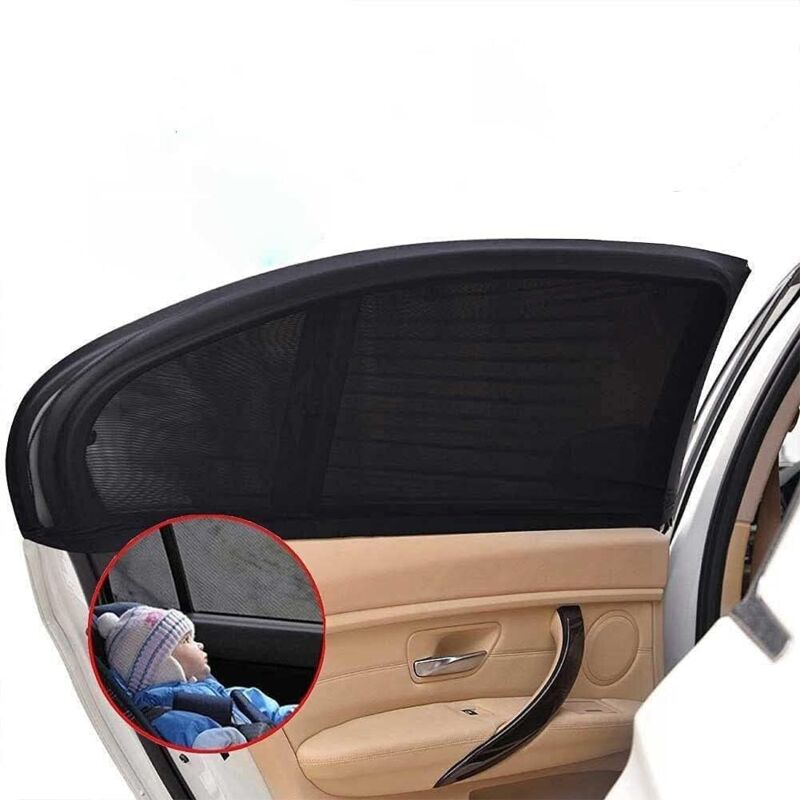 [neuwertig]2-teiliges Sonnenschutz-set Für Autofenster, Inklusive Aufbewahrungstasche, Sonnenschutz Für Babys, Kinder Und Haustiere, Kompatibel Mit Den Meisten Autos