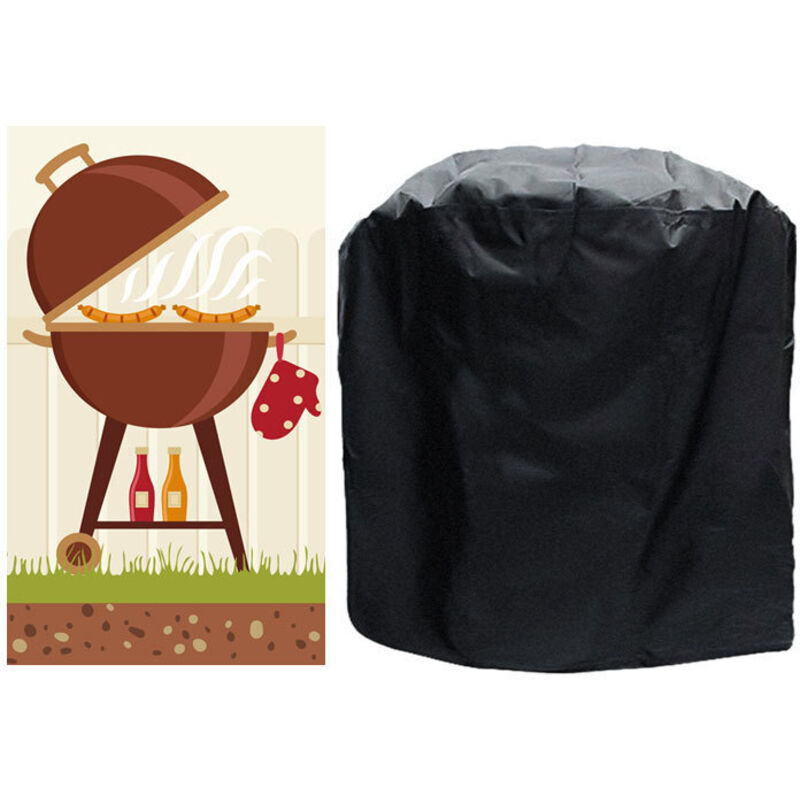 [neuwertig]grillabdeckung, 420d Oxford-schutzplane, Wind-/sonnen-/wasserbeständig, Outdoor-grillabdeckung, Passend Für Die Meisten Grills (80 X 66 X 110 Cm)
