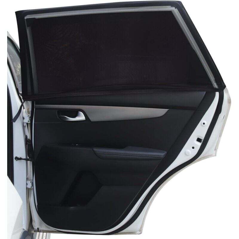 [neuwertig]sonnenschutz Fürs Auto, Maximaler Uv-schutz Für Babys, Kinder Und Haustiere, Einfache Montage, 2 Sonnenschutzblenden, Kompatibel Mit Den Meisten Fahrzeugen, Schwarz (l)
