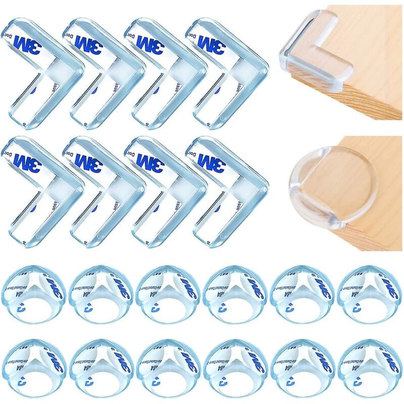 [neuwertig]tischkantenschoner, 20 Stück Transparente Kantenschoner, Eckenschutz, Stoßfeste Kantenschoner Für Tische Und Alle Scharfkantigen Möbel Für Kinder Und Babys