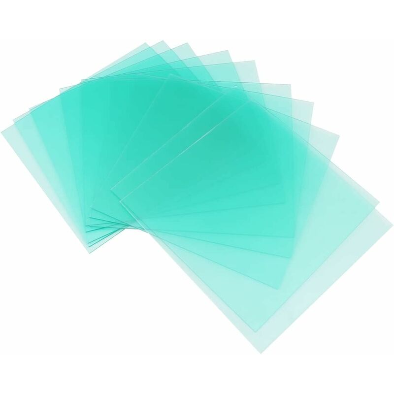 [neuwertig]10 Stück Transparente Schutzscheiben Für Schweißhelme – Ersatzlinsen Für Schweißerschutzabdeckungen – 133 X 144 Mm