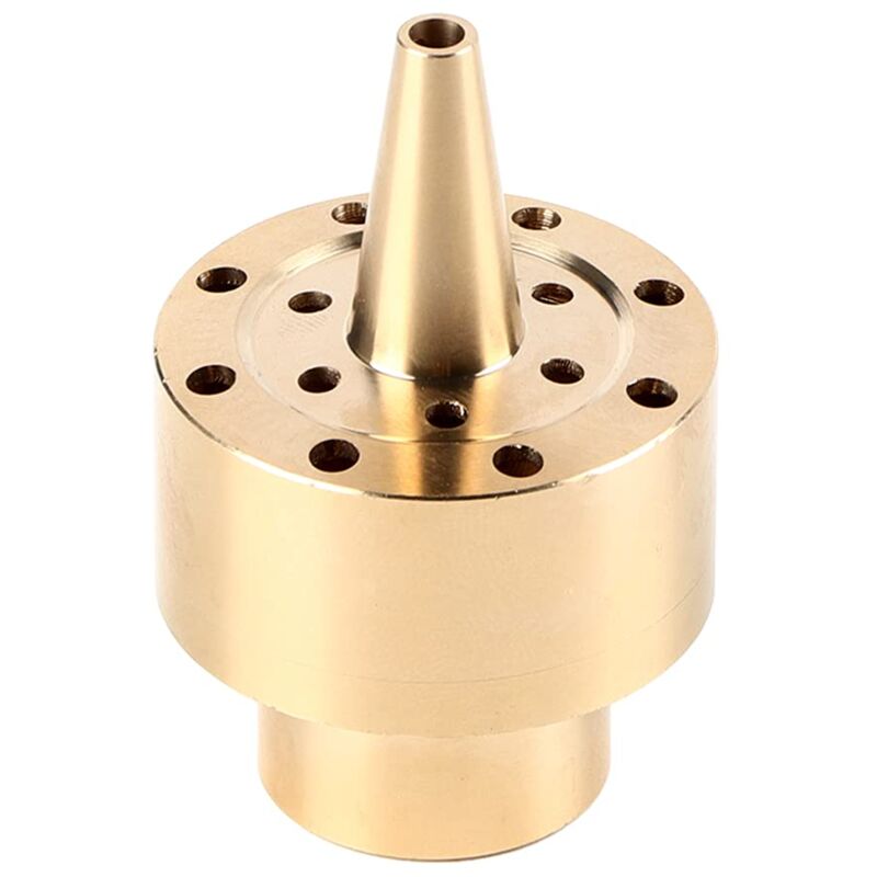 [neuwertig]sprühkopf Aus Vergoldetem Messing Für Gartenbrunnen Und Teiche, 1/4"-sprühdüse