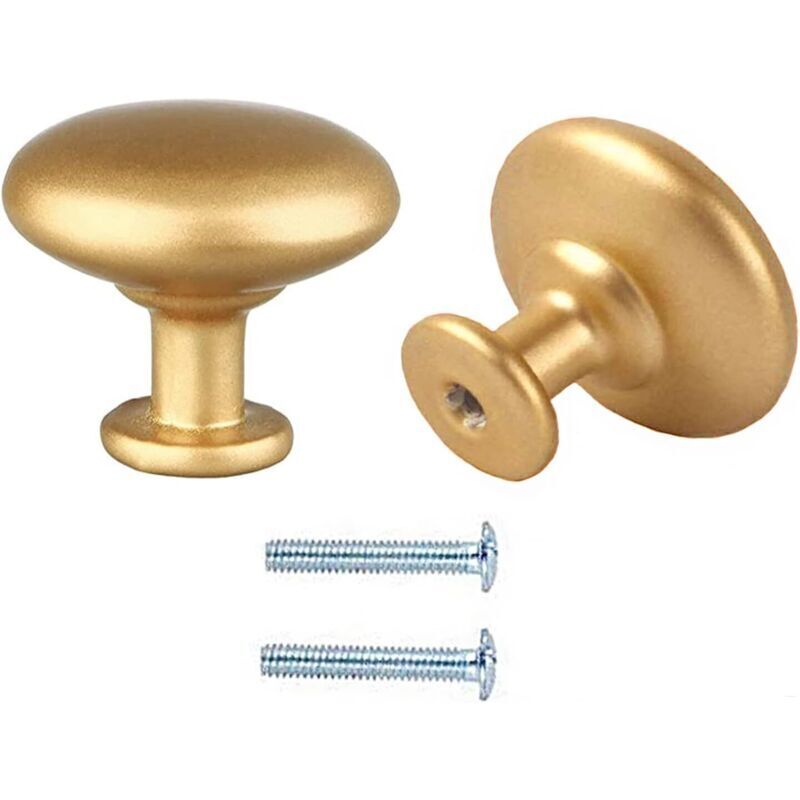 [neuwertig]stück Goldene Küchenschrankgriffe, Runde Schrankknöpfe, Mattgoldene Küchenschrankgriffe, 30 Mm Küchentürknöpfe, Vintage-schubladenknöpfe Für Küchenschränke, Schubladen Und Küchenschränke, I