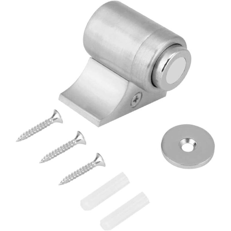 [neuwertig]magnetischer Türstopper, Türstopper Aus Edelstahl Für Homeoffice (silber)