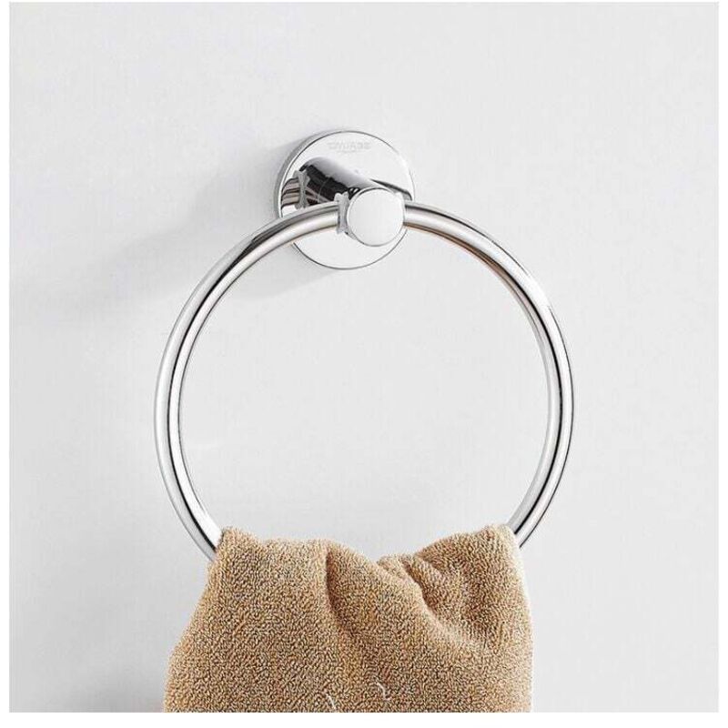 [neuwertig]wandmontierter Handtuchring Aus Edelstahl. Runder Handtuchhalter Für Bad, Küche Und Schlafzimmer.