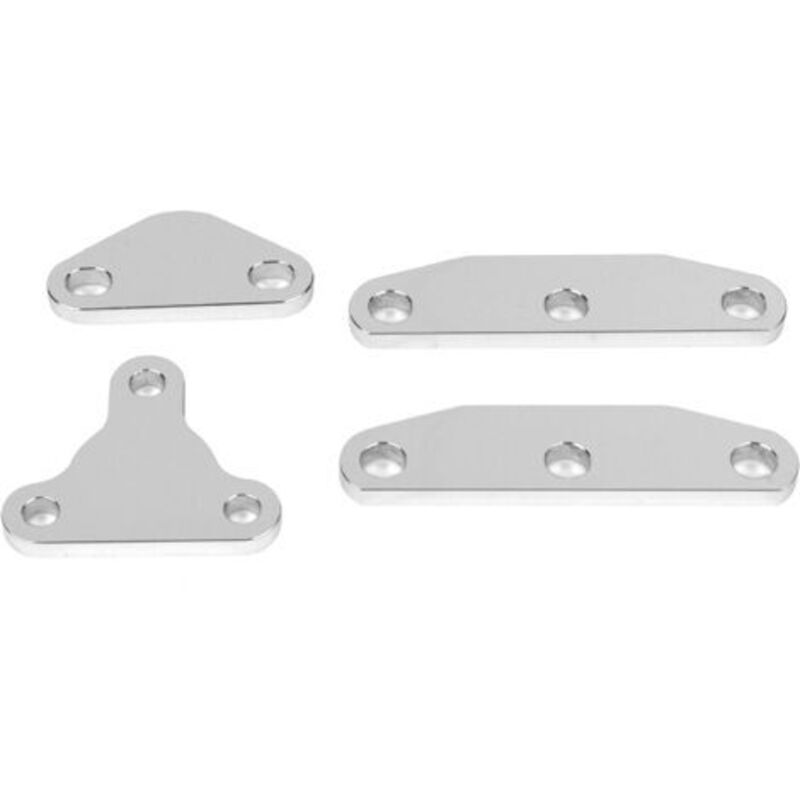 [neuwertig]auspuff Ansaugplatte, Block Off Plates Kit Aluminiumlegierung Auspuff Ansaugplatte Kit Agr Smog Löschen Fit Für 20r 22r 22re 22ret Motor