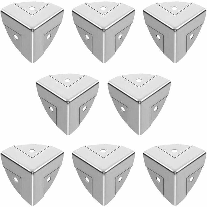 [neuwertig]set Mit 8 Dreiseitigen, Verzinkten Eckenschützern Für Kameras